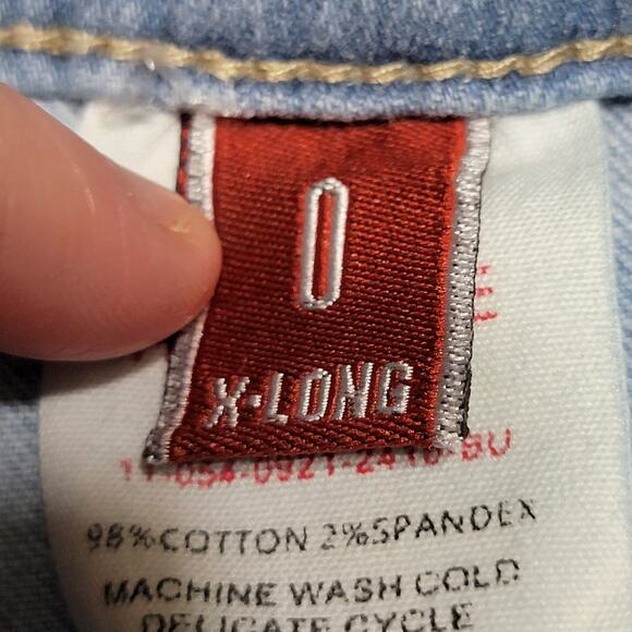 Stetson High Rise Flare Denim Jeans - Size 0 X-Long - Picture 6 of 7